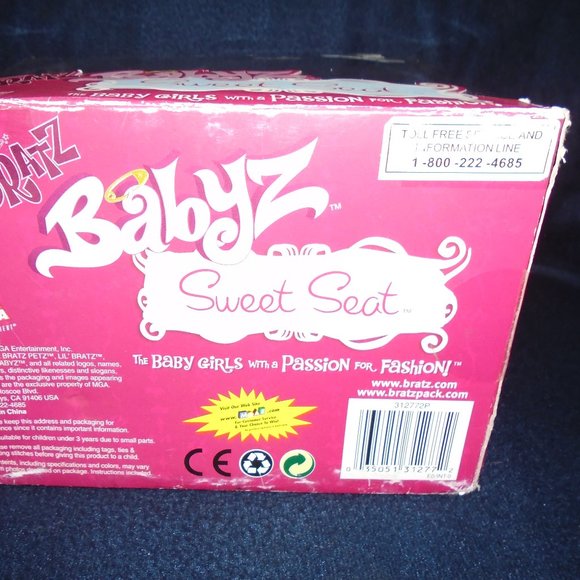 Bratz Babyz Sweet Seat Banana Split Lounge Baby Fianna - Picture 5 of 6